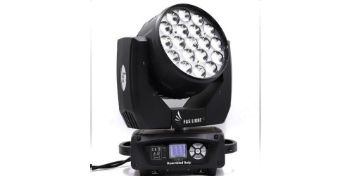 Wash + Zoom Led moving head 19x15 W Special Version