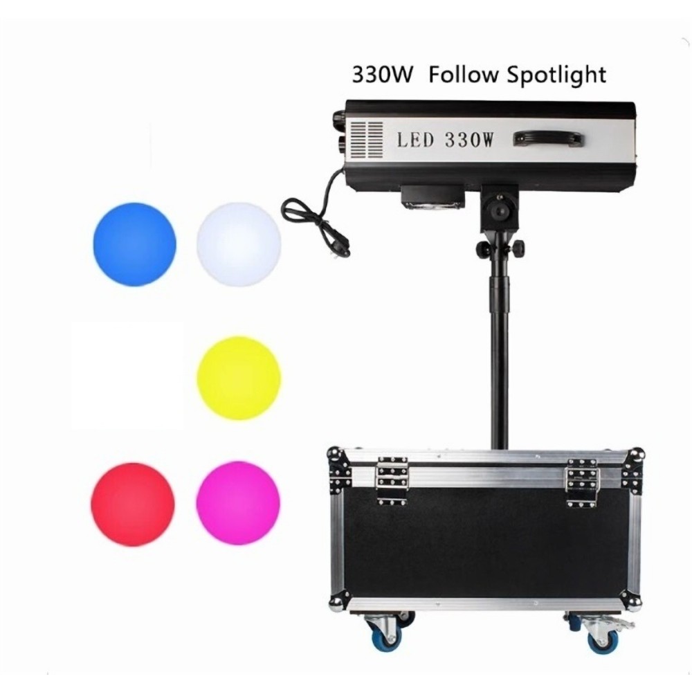 LED 350W Follow Spot Light Com Flight Case