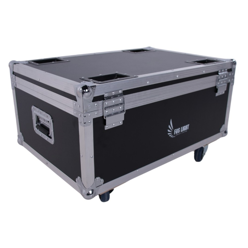 Flight case 6 em 1 – LED Moving Head Strobe 12+12
