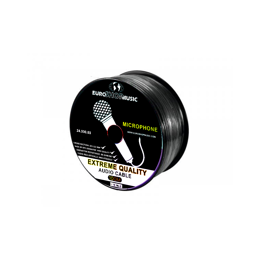 Rolo/Bobine Audio Alta Qualidade 100m