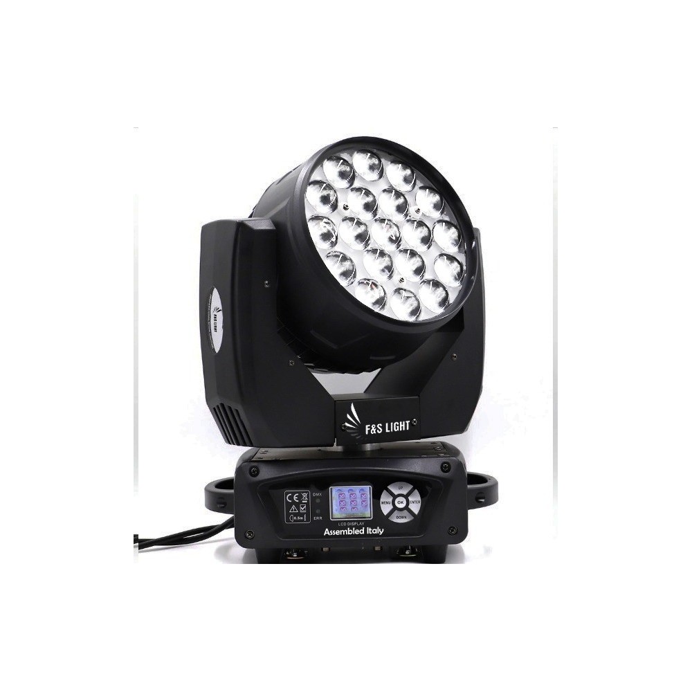 Wash + Zoom Led moving head 19x15W Special Version