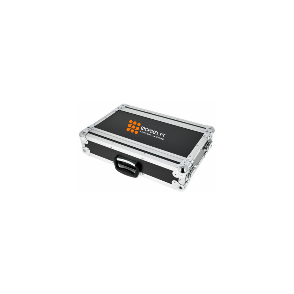 Euroshopmusic | Video Wall, Palco som e Luz Flight case Rack para processador