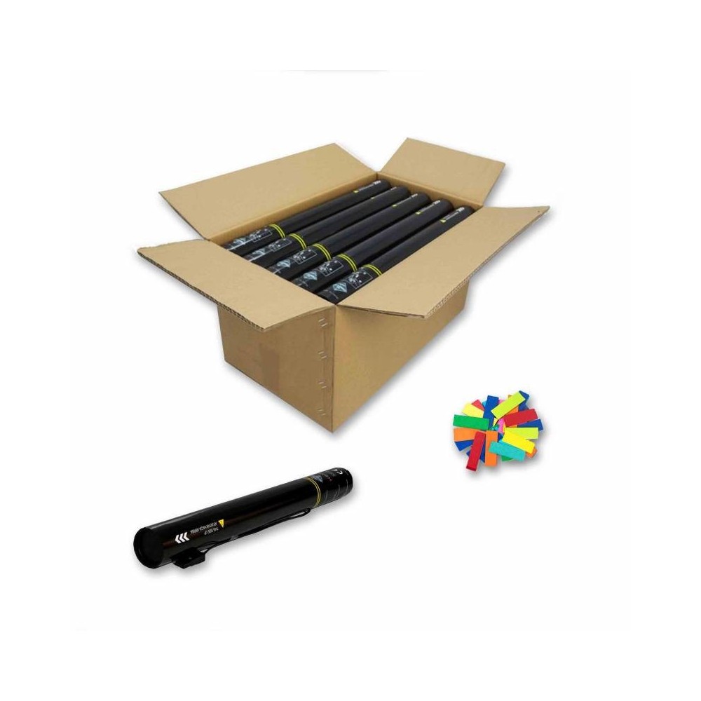 Euroshopmusic | Video Wall, Palco som e Luz PACK 25 Confetis Serpentina Branca 80 cm INDOOR