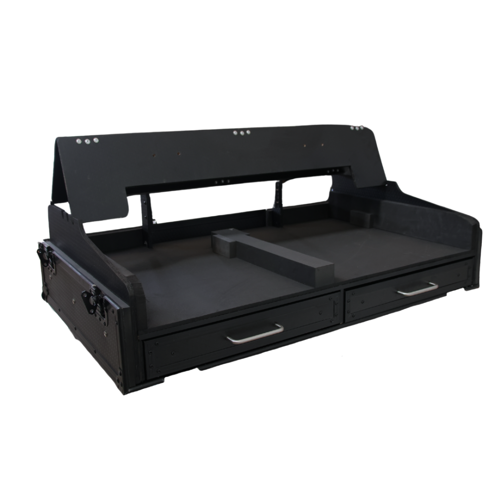 Euroshopmusic | Video Wall, Palco som e Luz Flight Case MA2 Para CommandWing + Fader