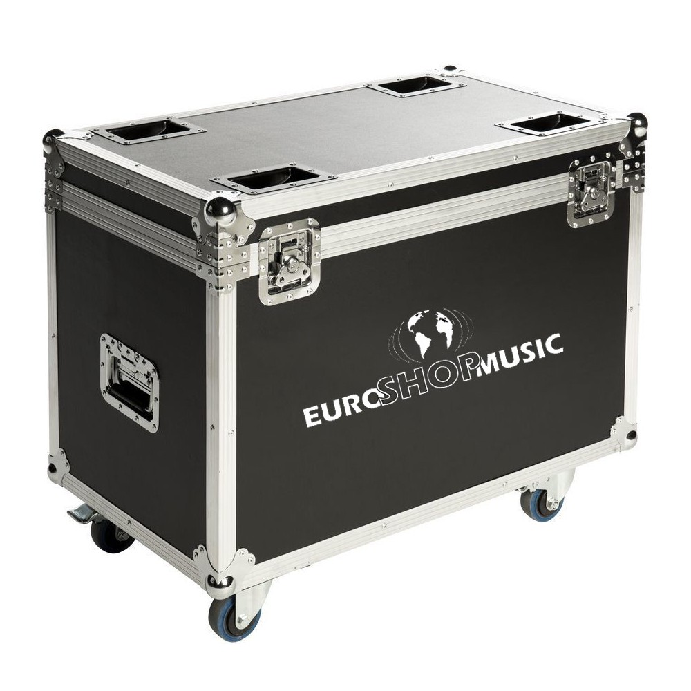 Euroshopmusic | Video Wall, Palco som e Luz Flight case 2 in 1 Wash Zoom 19x15w AURA